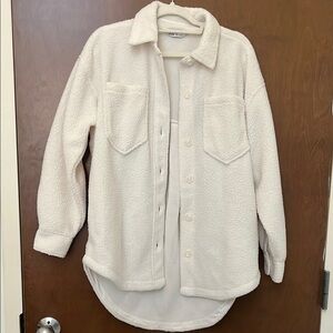 Cozy White Sherpa Jacket